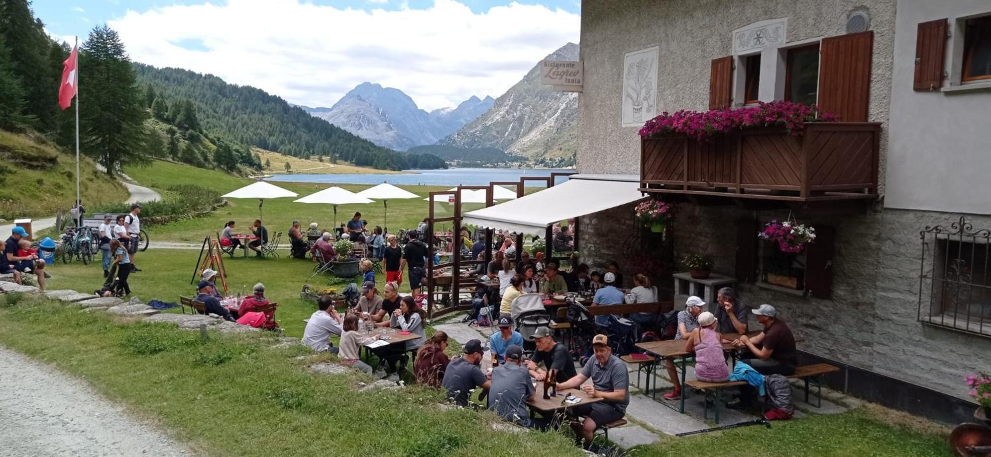 Hotel Ristorante Lagrev Maloja Dış mekan fotoğraf